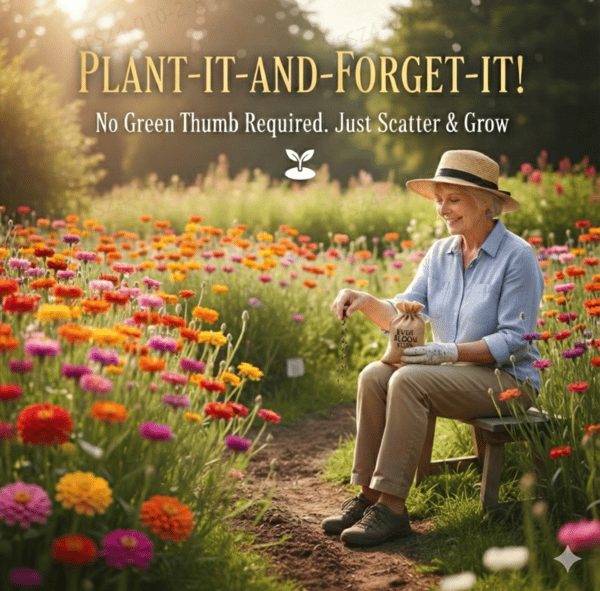 Buy 1 Get 2 !!!🌺Double Zinnia Mixed Color Seeds （1 set 1000 seeds）