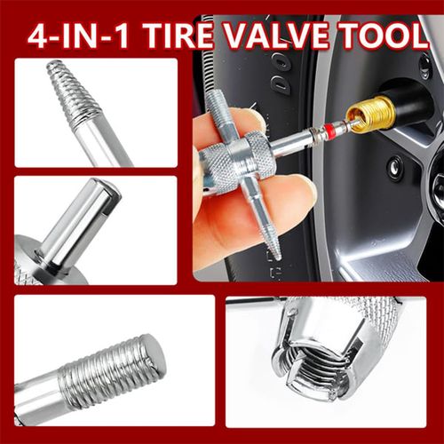 Quick Change Car Tire Valve Tool Kit