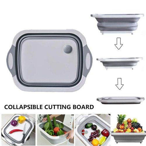Multifunctional Silicon Kitchen Foldable Chopping Board