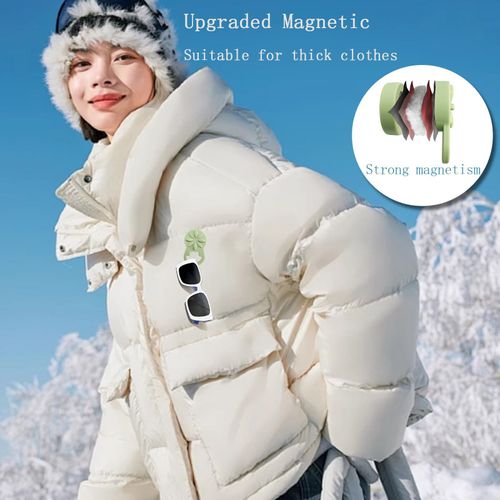 Magnetic Glasses Holder for Clothes