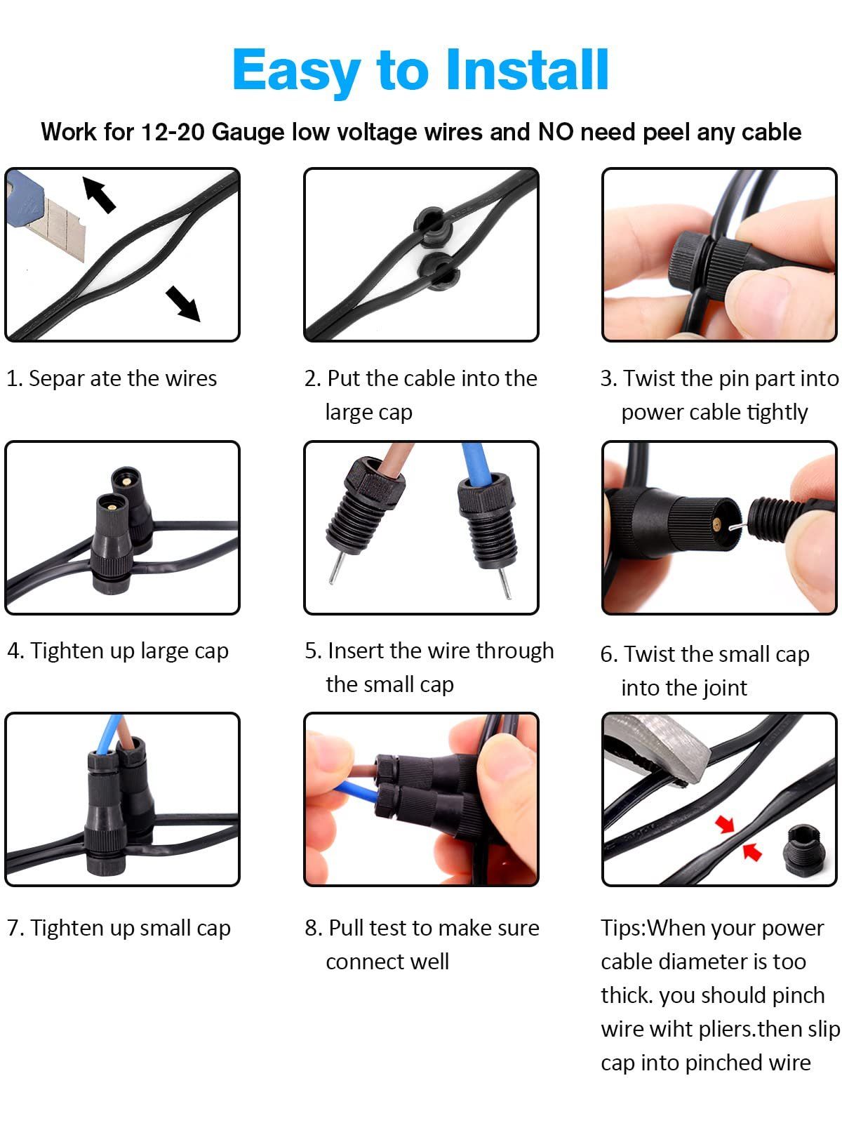 Buy 1 Get 10 !!! Low Voltage Connectors