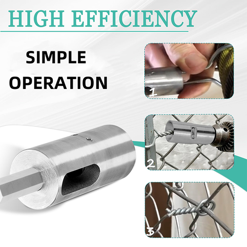 9-gauge fence wire twisting pliers for 3-jaw drill chuck