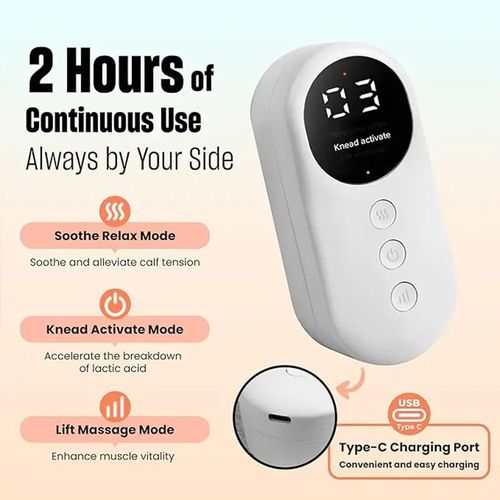 Leg massager with heating and pressure functions