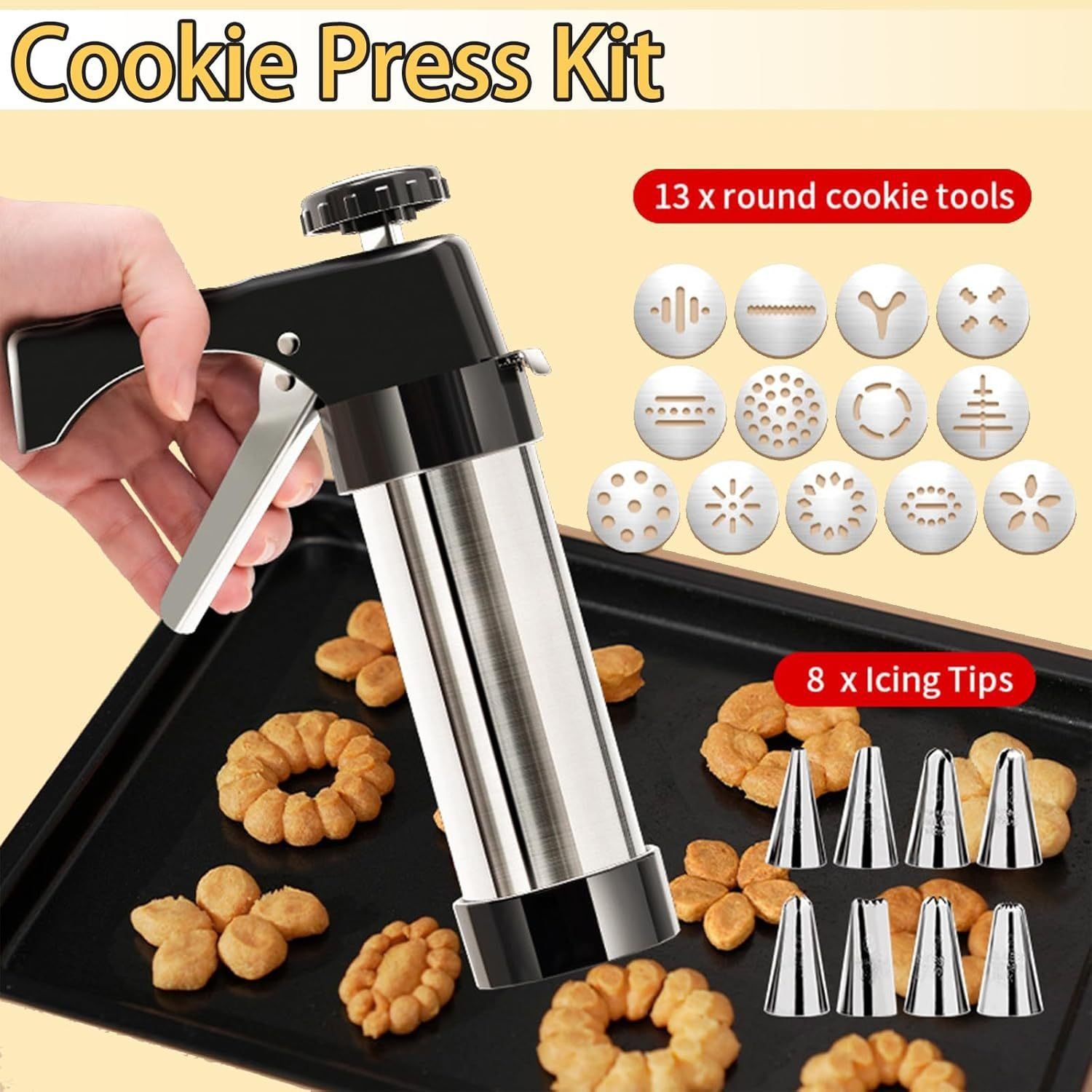 🔥 Last Day 49% OFF - Cookie Decorating Squeezer Set