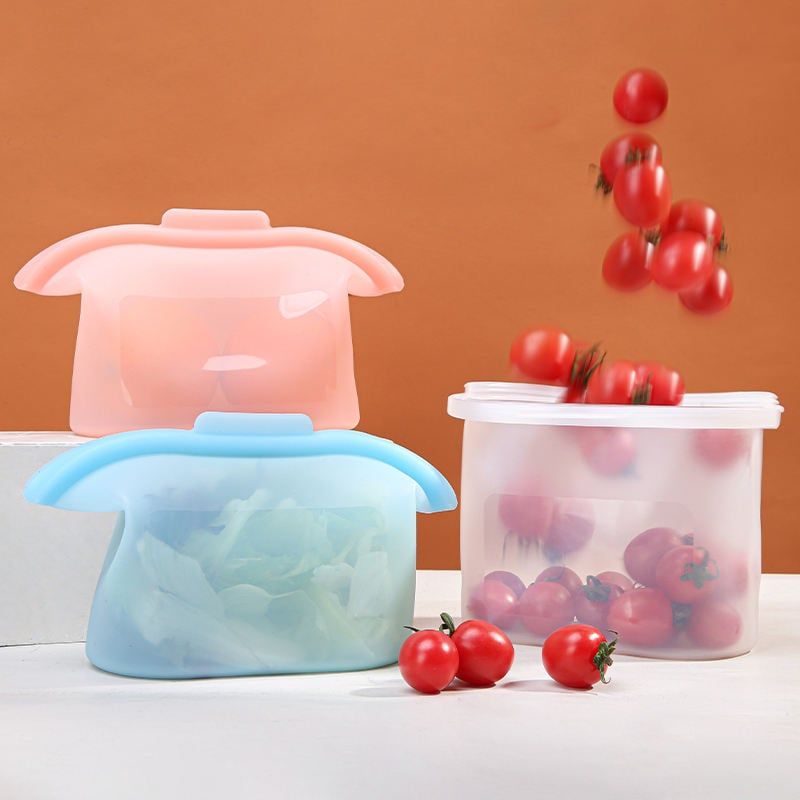 Buy 1 Get 3 !!! New Silicone Food Storage Bags Ultimate Silicone Stand-Up Bag