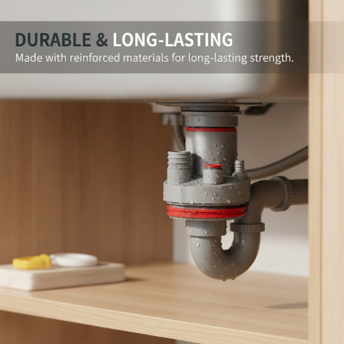 Easy Install Multi-Port Drain Pipe Connector