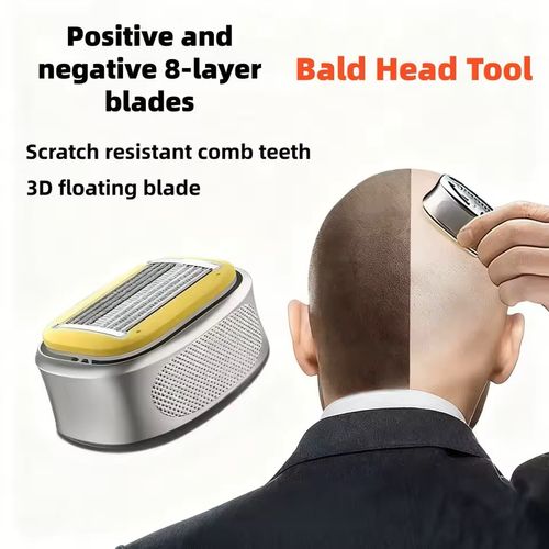 Manual Bald Head Shaving Tool
