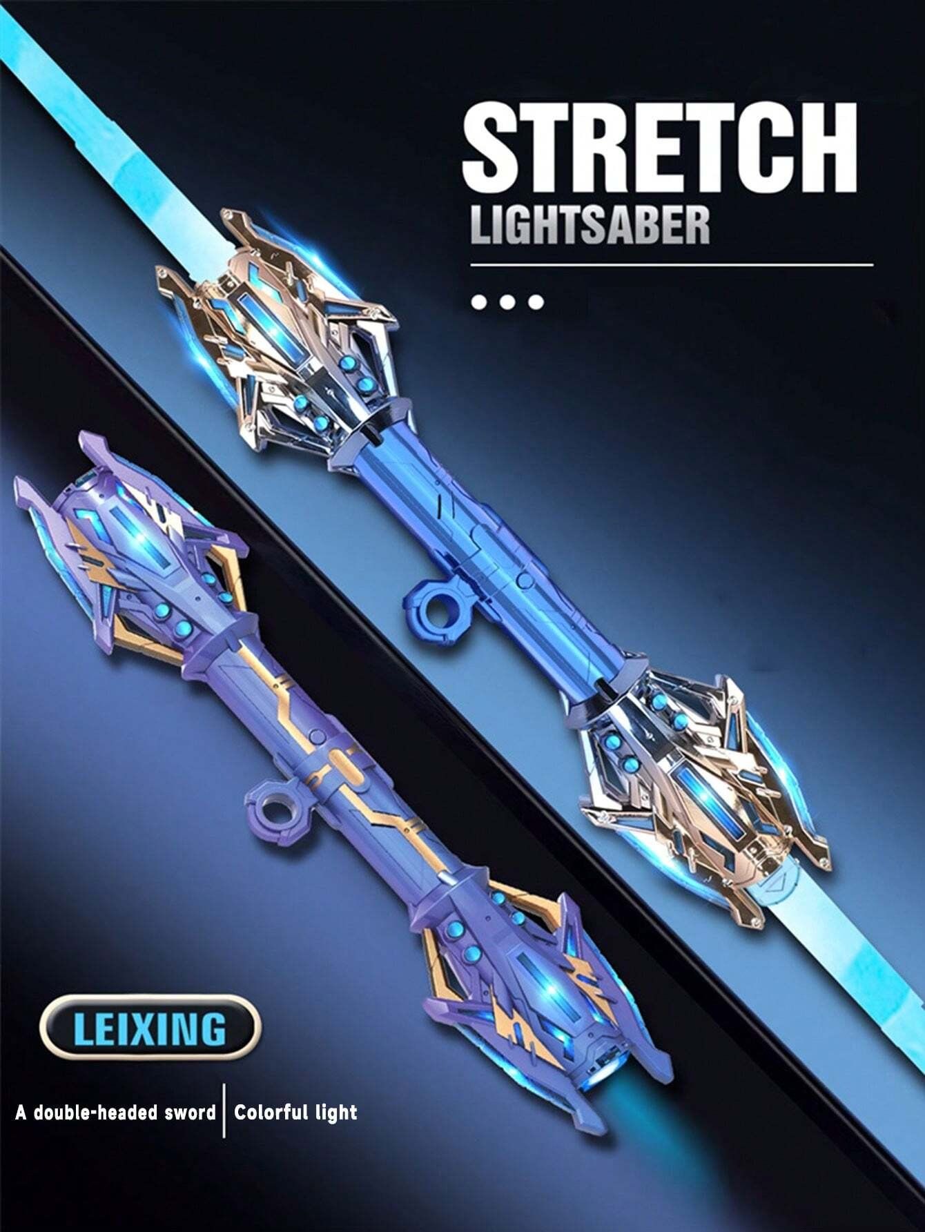 ⚡Thunder Star Scepter🌟-Flashing Lightsaber Laser Double Sword