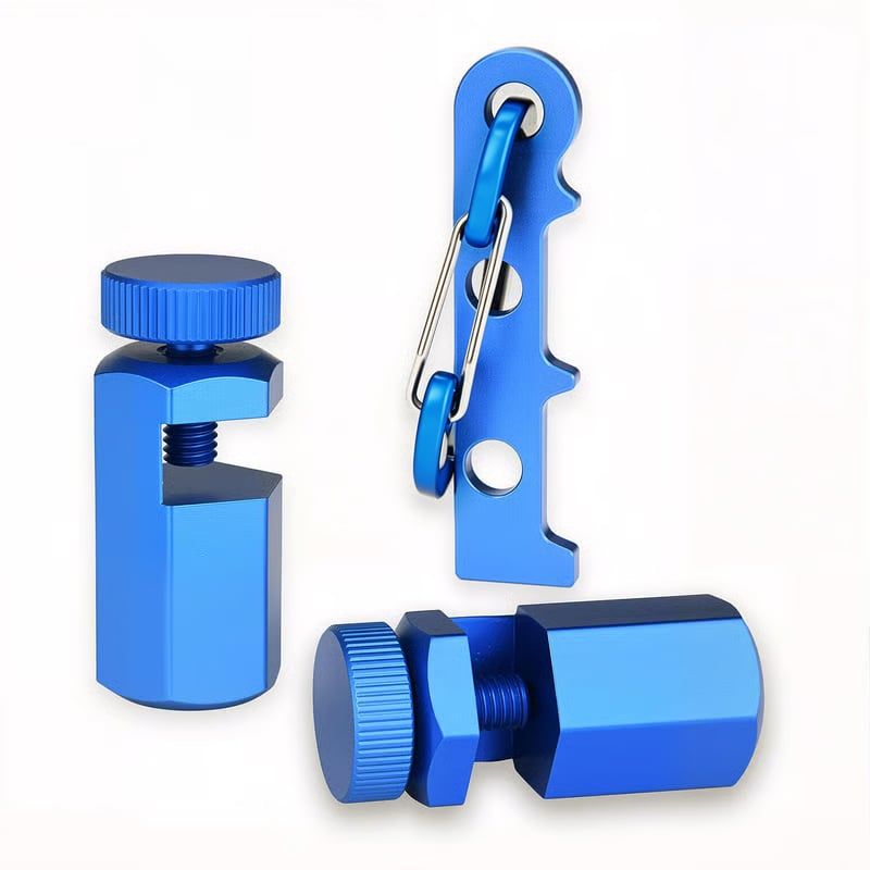 Tall Stair Gauges for Framing Square – Hexagonal Stable Lock with Holder & Hook for Carpentry & Circular Saw