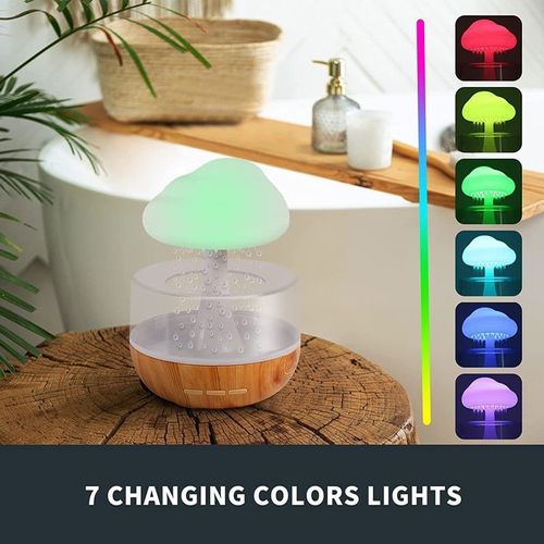 Raining Cloud Night Light Micro Humidifier Diffuser