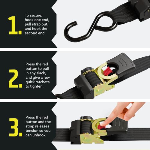 Auto Ratchet Strap with Universal Plate