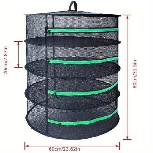 Plant Drying Rack, Durable Polyester Plant Drying Net, Herb Drying Rack, Space-saving Design for Indoor & Outdoor Use