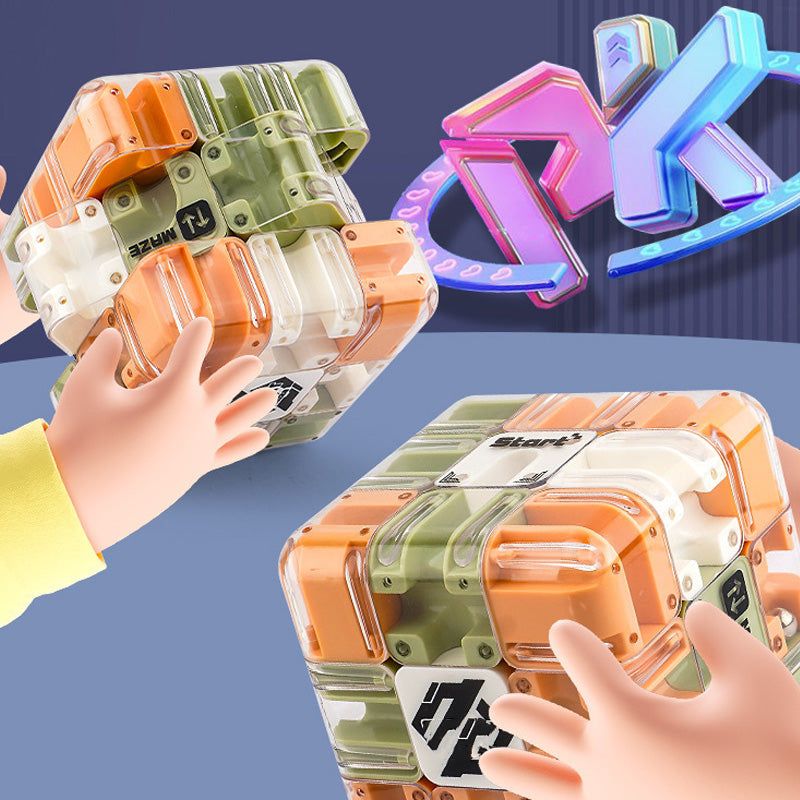 49% off😍Fun 3D Rolling Cube Maze Puzzle