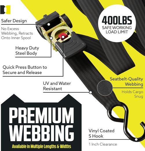 Auto Ratchet Strap with Universal Plate