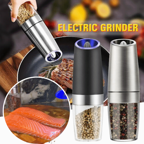 BUY 1 GET 2 !!! Automatic Electric Gravity Induction Salt & Pepper Grinder