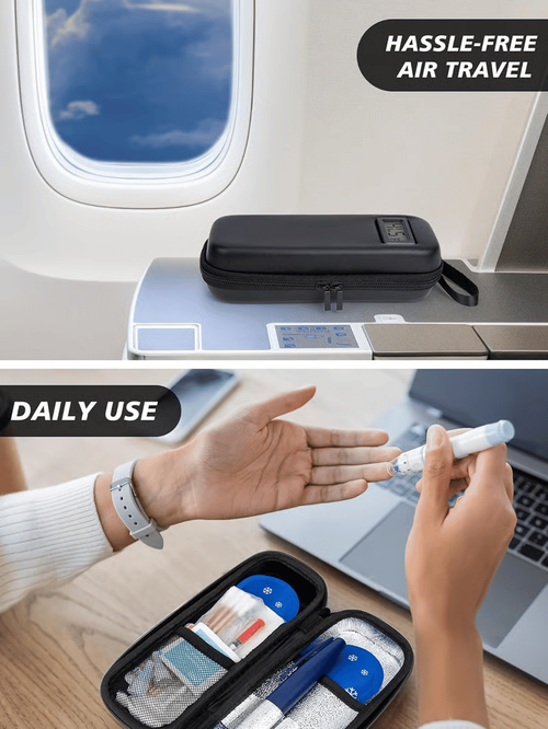 Cooler Travel Case with Temperature Display