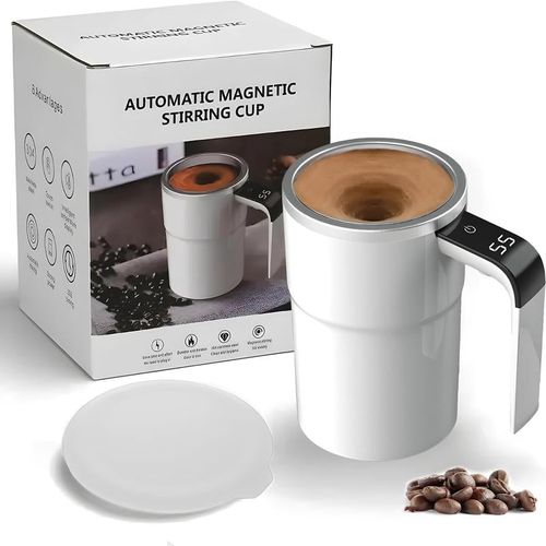 Portable Self-Mixing Coffee Mug