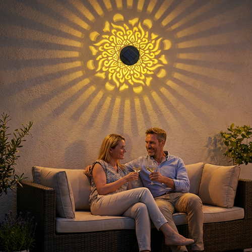 Solar Mandala Light for Garden & Patio