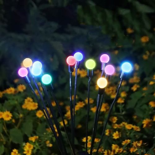Spring Solar Powered Firefly Garden Stake Light