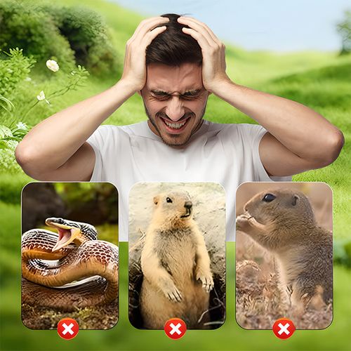 Solar-powered waterproof animal repeller