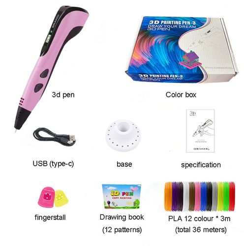 🎁NEW 3D Printing Pen 3d Pen Set for Kids, LCD Display with PLA Filament