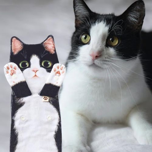 Cute Cat Hand Towel