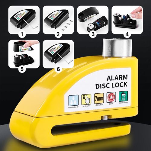 Motorcycle Anti-theft Alarm Disc Lock