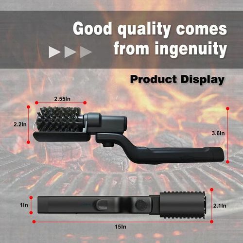 Electric BBQ Grill Brush Cordless