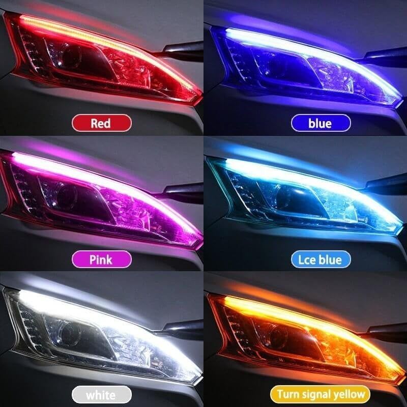 2 Pcs-Flexible Car LED Flow🔥Type Auto Signal Light