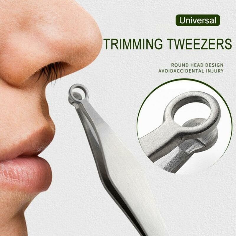 BUY 1 GET 2 !!! Multifunction Round-tipped Nose Hair Trimming Tweezers