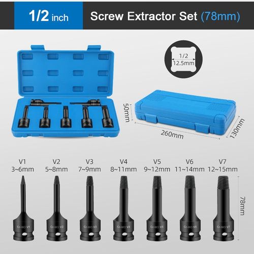 Screw Extractor Set