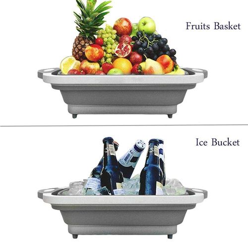 Multifunctional Silicon Kitchen Foldable Chopping Board