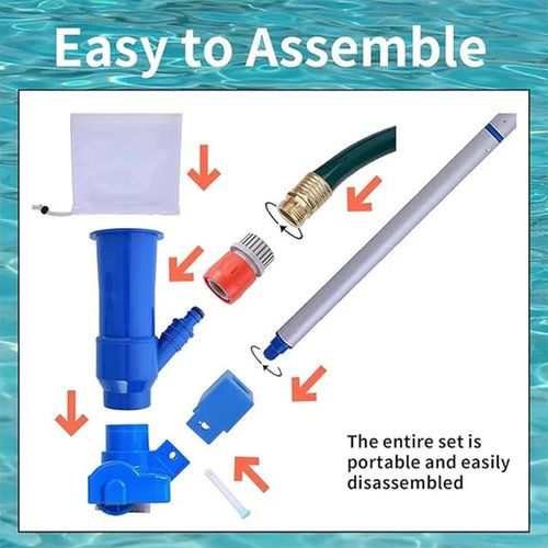 Pool cleaning vacuum set