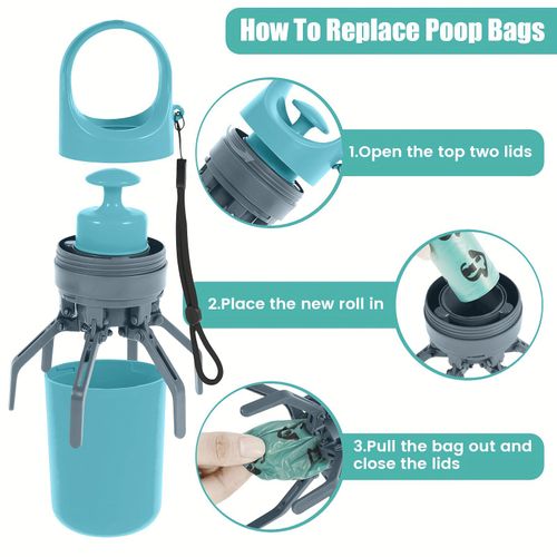 Portable Poop Scooper with Bags