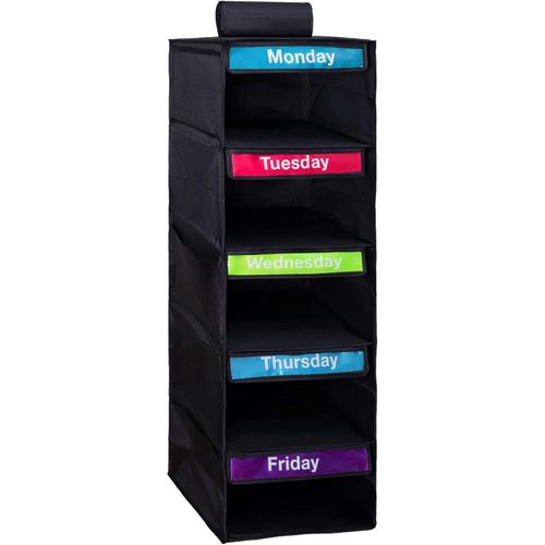 Monday–Friday Hanging Clothes Organizer (Kids’ Weekly Outfit Planner) 👕📅✨