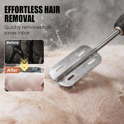 Livestock Hair Removal Scraper
