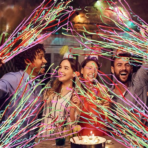 Hand-Throw Streamer Poppers