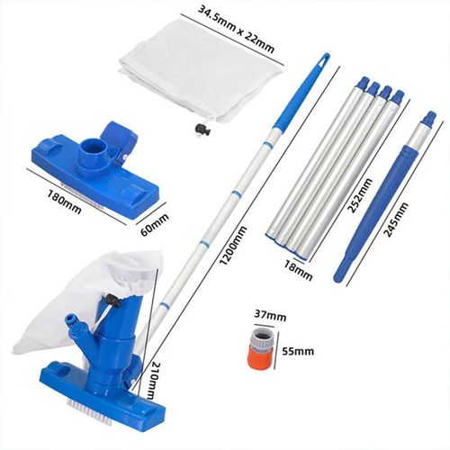 Pool cleaning vacuum set
