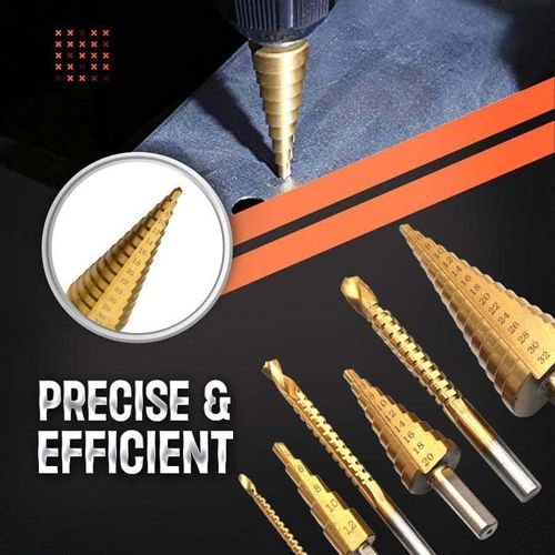 💥6 PCS HSS Titanium Coated Drill Bit Set