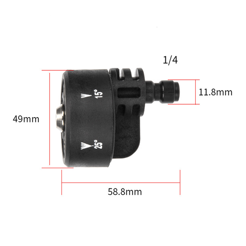 6-in-1 adjustable nozzle
