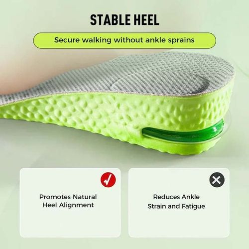 Comfortable cushioned insoles