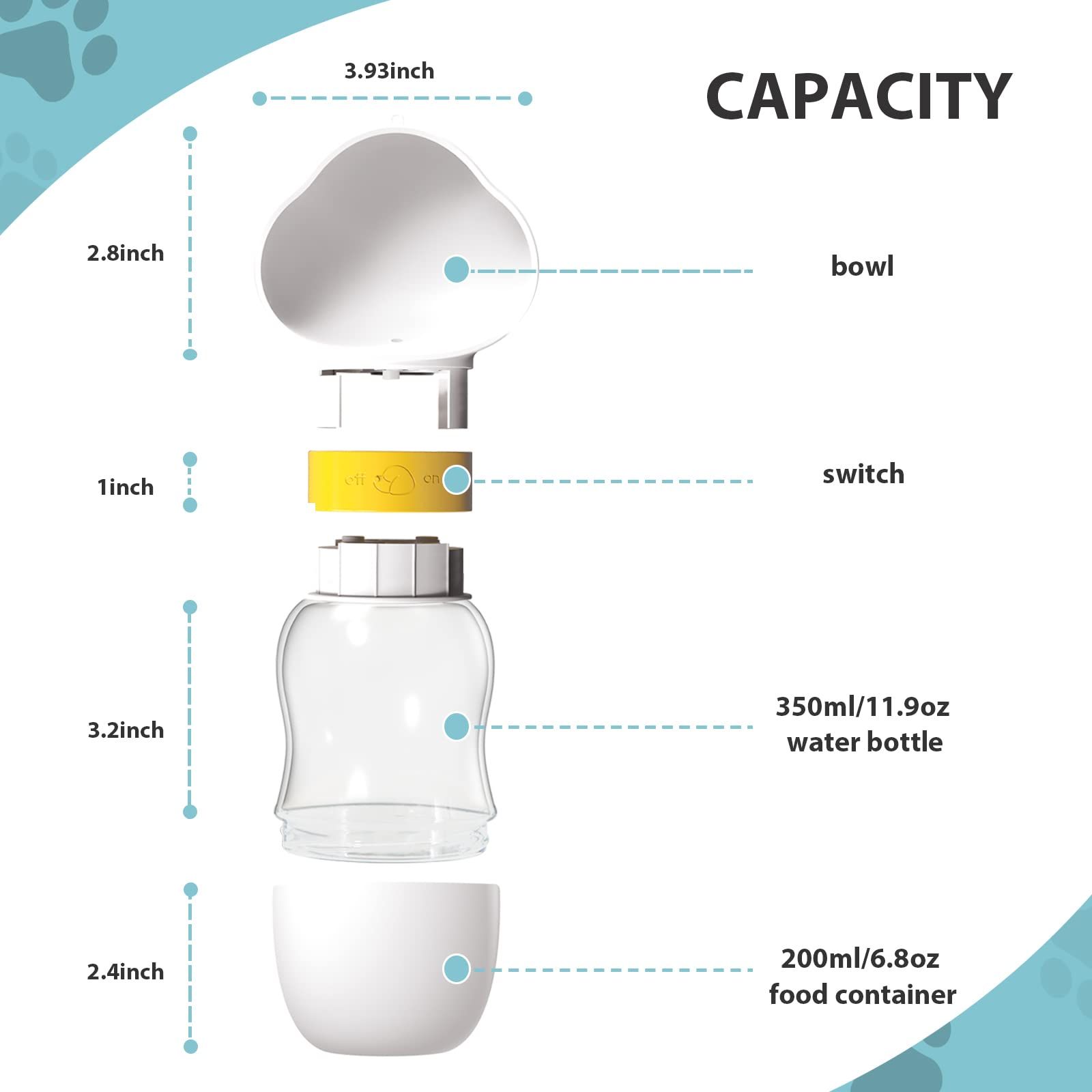 Portable Dog Water Bottle