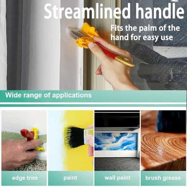 Buy 1 Get 2 !!! Profesional Edger Paint Brush