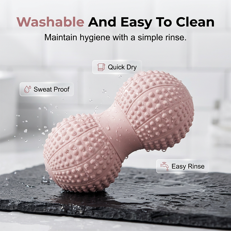 🥳2026 HOT SALE🥳💞30K+ SOLD! Peanut Massage Ball 🥜 – Deep Tissue, Spine-Safe, Plantar Fasciitis Relief