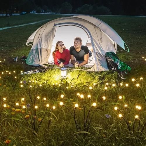 Spring Solar Powered Firefly Garden Stake Light