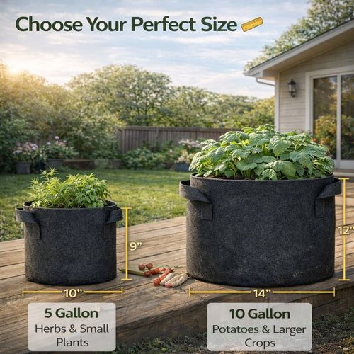Versatile Air-Pruning Plant & Storage Bags