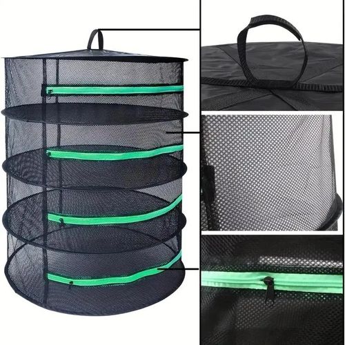 Plant Drying Rack, Durable Polyester Plant Drying Net, Herb Drying Rack, Space-saving Design for Indoor & Outdoor Use