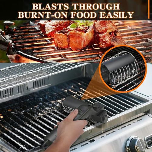 Electric BBQ Grill Brush Cordless