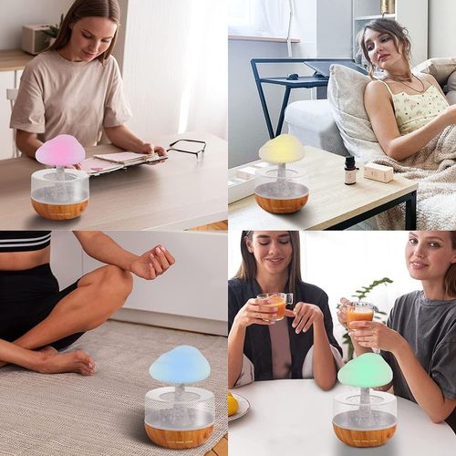 Raining Cloud Night Light Micro Humidifier Diffuser