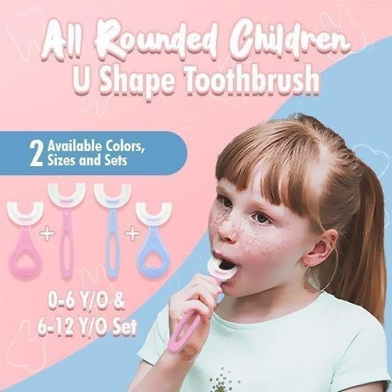 All Rounded Children U-Shape Toothbrush